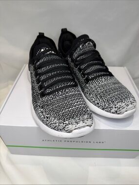 APL Women's TechLoom Breeze Running Shoe Black/White/Ombre Size 8